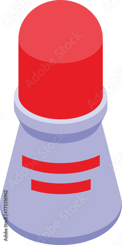 Ball package deodorant icon isometric vector. Sweat cosmetic. Deo pack