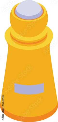 Tube fresh deodorant icon isometric vector. Serum odor. Cream freshness