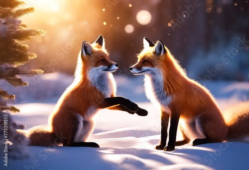red fox vulpes © Diana