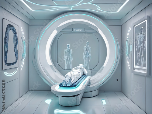 Computed Tomography (CT) and Magnetic Resonance Imaging (MRI) Comprehensive Diagnostic Tools for Medical Imaging photo