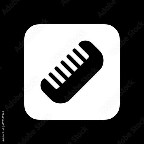 Editable hair comb vector icon. Barbershop, lifestyle, grooming. Part of a big icon set family. Perfect for web and app interfaces, presentations, infographics, etc