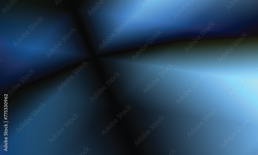 Vector. Abstract blue background with flashes of lights. Smooth dreamy ...