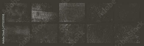 Overlays stamp texture with effect grunge, damaged and old. Different paint textures with splay effect and drop ink splashes
