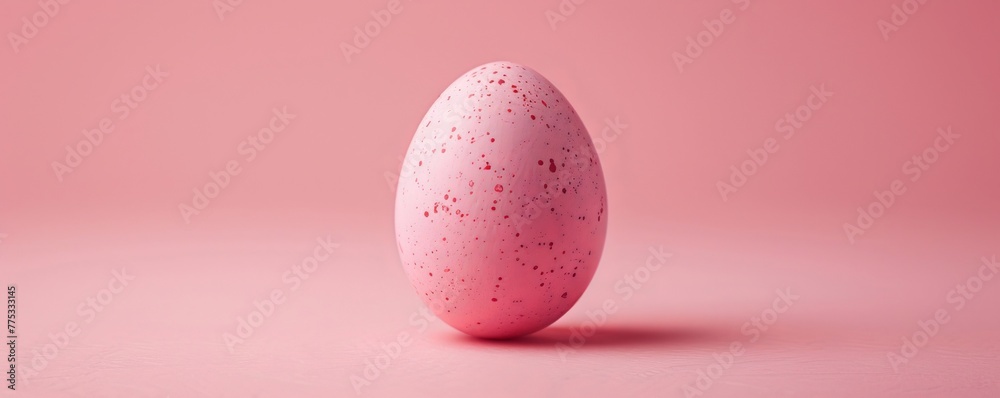 pink egg background.