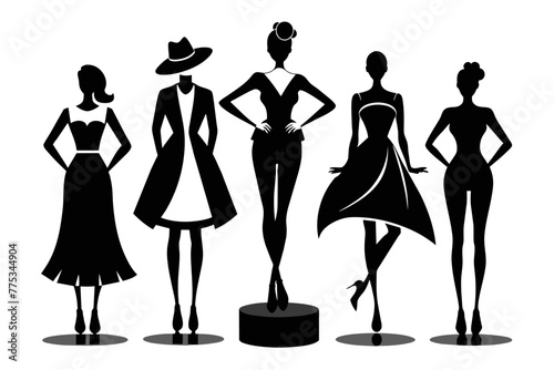 color Fashionable Impressions white background