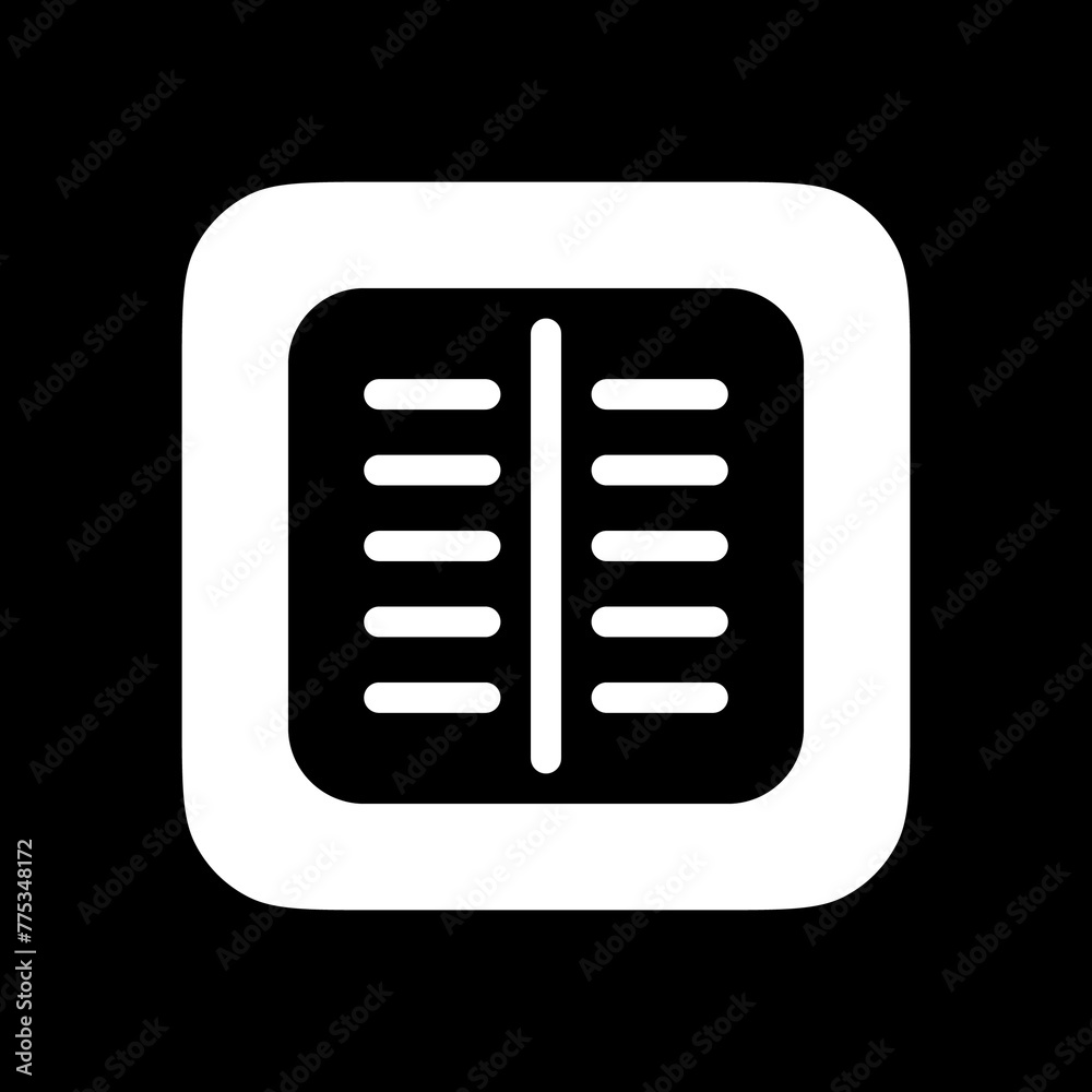 Editable file column vector icon. Part of a big icon set family. Perfect for web and app interfaces, presentations, infographics, etc Editable file column vector icon. Part of a big icon set family. Perfect for web and app interfaces, presentations, infographics, etc