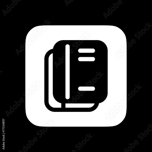 Editable books, notebooks, textbooks, journal, diary vector icon. Part of a big icon set family. Perfect for web and app interfaces, presentations, infographics, etc