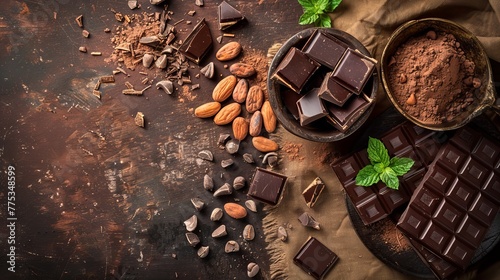 the history and evolution of chocolate and its significance in global cuisine.  photo