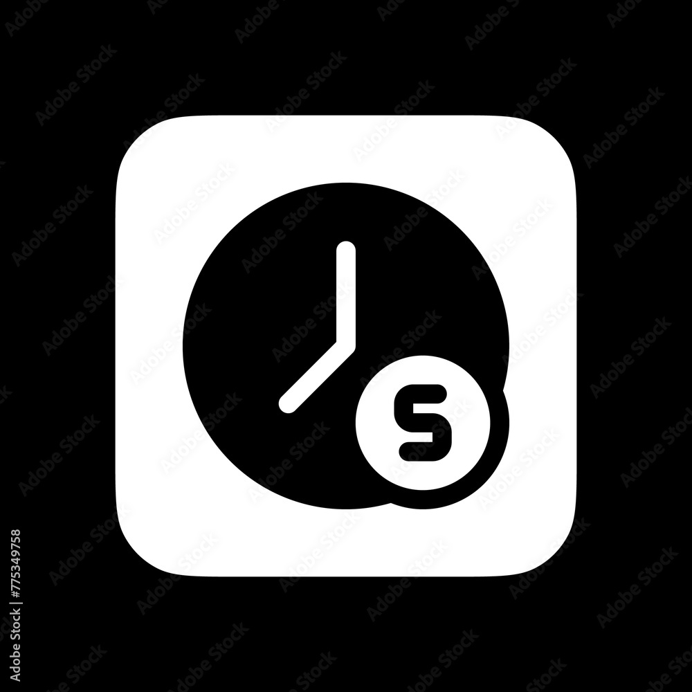 Editable countdown timer 5 seconds vector icon. Part of a big icon set family. Perfect for web and app interfaces, presentations, infographics, etc Editable countdown timer 5 seconds vector icon. Part of a big icon set family. Perfect for web and app interfaces, presentations, infographics, etc