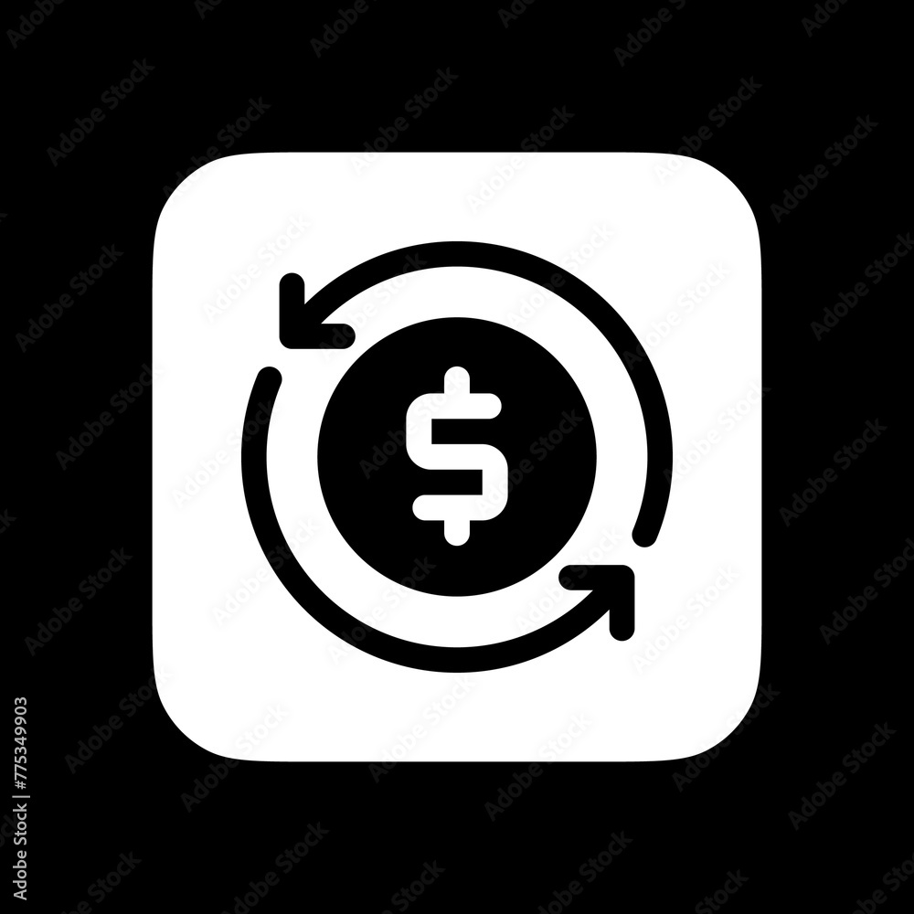 Editable cashflow vector icon. Part of a big icon set family. Perfect for web and app interfaces, presentations, infographics, etc