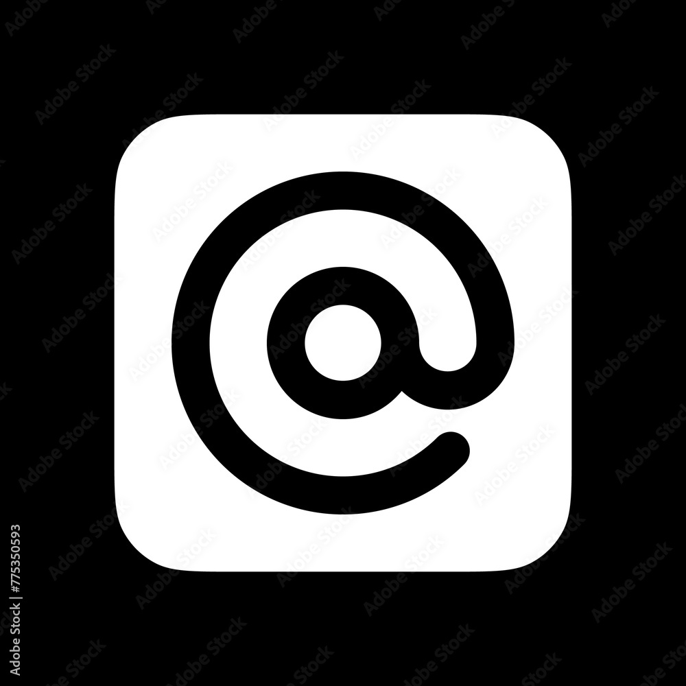Editable at, mention, email address vector icon. Part of a big icon set family. Perfect for web and app interfaces, presentations, infographics, etc Editable at, mention, email address vector icon. Part of a big icon set family. Perfect for web and app interfaces, presentations, infographics, etc