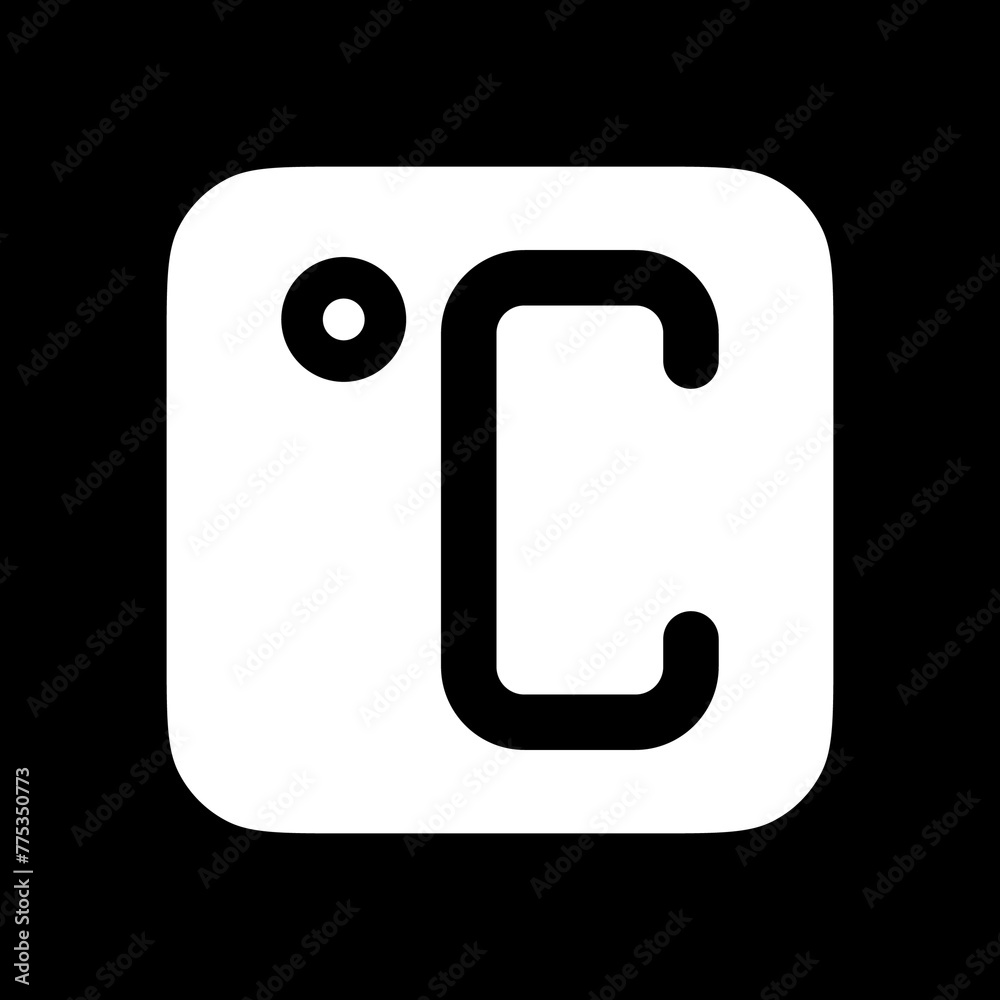 Editable celsius thermometer vector icon. Part of a big icon set family. Perfect for web and app interfaces, presentations, infographics, etc Editable celsius thermometer vector icon. Part of a big icon set family. Perfect for web and app interfaces, presentations, infographics, etc