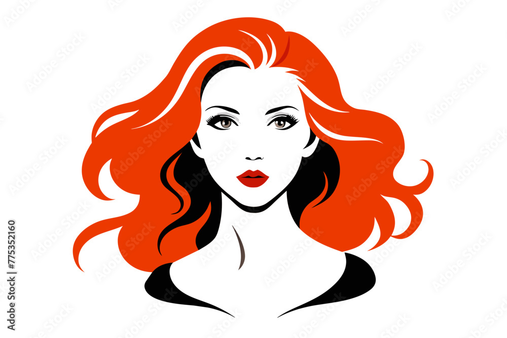 Graceful Silhouette Young Beauty with Luscious Ginger Locks Graceful Silhouette Young Beauty with Luscious Ginger Locks