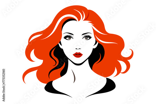 Graceful Silhouette Young Beauty with Luscious Ginger Locks