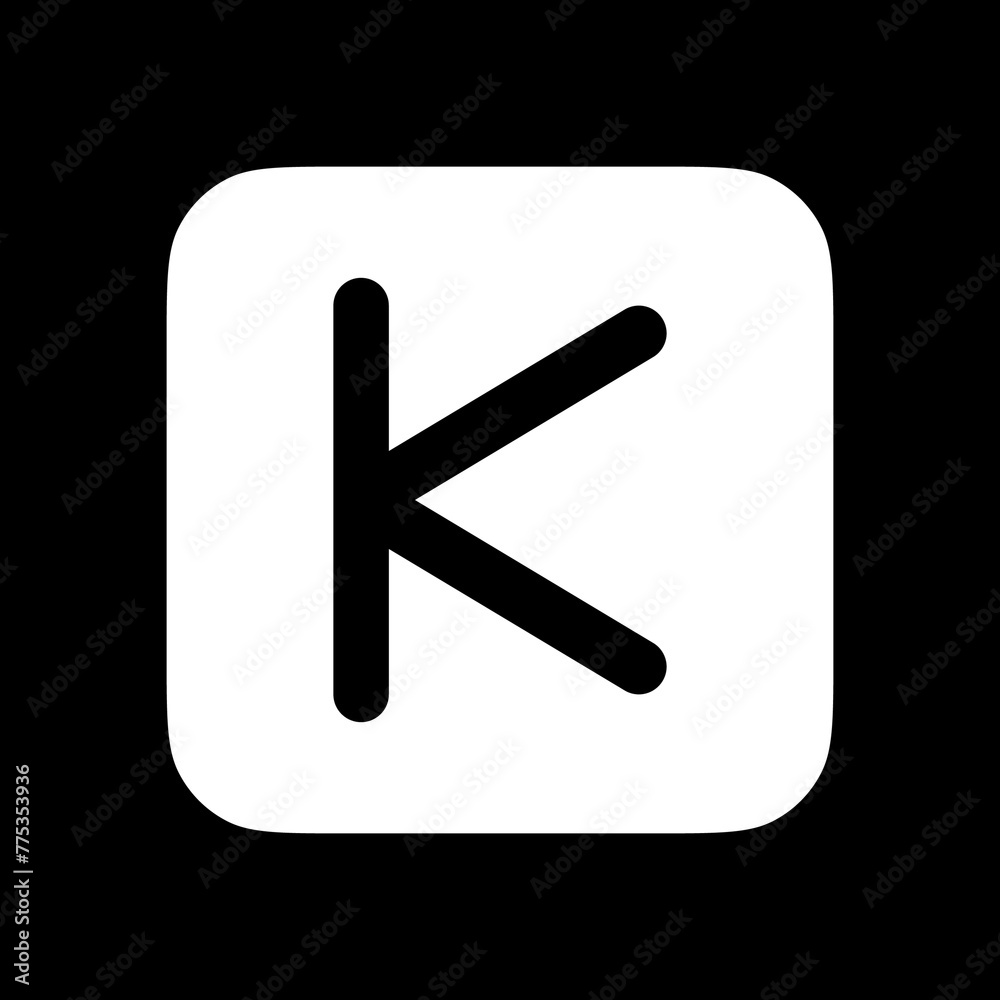 Vector arrow chevron with line left icon. Black, white background. Perfect for app and web interfaces, infographics, presentations, marketing, etc. Vector arrow chevron with line left icon. Black, white background. Perfect for app and web interfaces, infographics, presentations, marketing, etc.