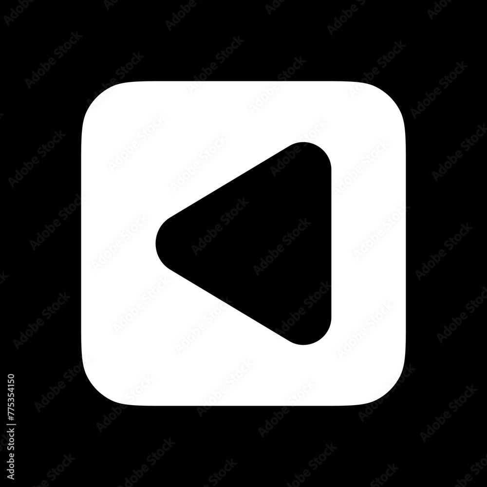Editable vector left triangle arrow icon. Black, transparent white background. Part of a big icon set family. Perfect for web and app interfaces, presentations, infographics, etc Editable vector left triangle arrow icon. Black, transparent white background. Part of a big icon set family. Perfect for web and app interfaces, presentations, infographics, etc