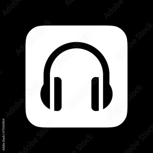 Editable vector headphones earmuffs icon. Black, transparent white background. Part of a big icon set family. Perfect for web and app interfaces, presentations, infographics, etc