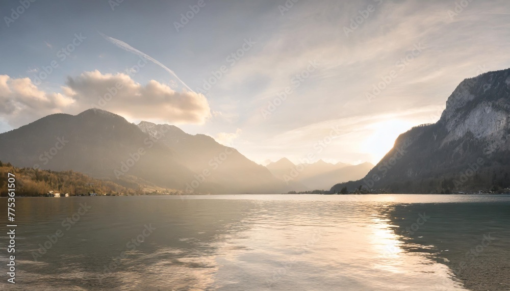 lake wolfgangsee in austria