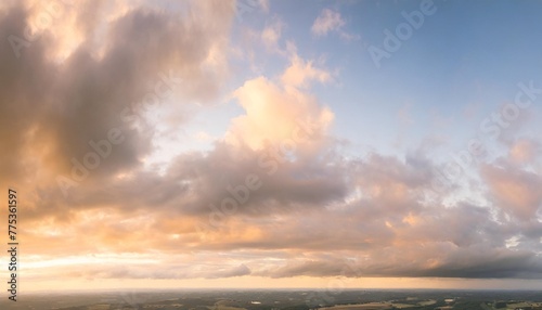 sky clouds panorama landscape
