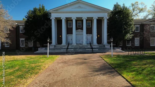 Aerial View of Dana Auditorium at Guilford College