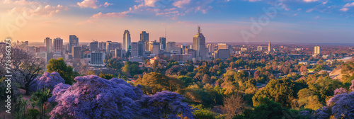 Great City in the World Evoking Harare in Zimbabwe photo