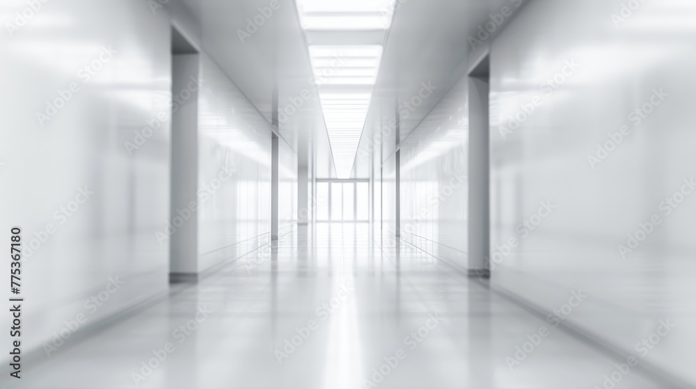 Ghostly white blur abstract background evoking haunting hallway ambiance Ghostly white blur abstract background evoking haunting hallway ambiance
