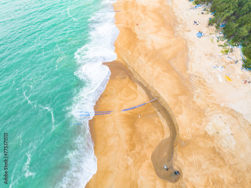 Beautiful scenery along the coast of Boao Yudai Beach, Qionghai, Hainan, China photo