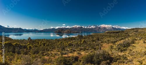 Patagonia  is a geographical region that encompasses the southern end of South America, governed by Argentina and Chile. The region comprises the southern section of the Andes Mountains with lakes