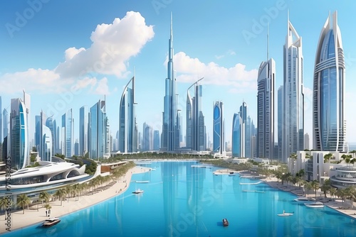 Dubai city view photo
