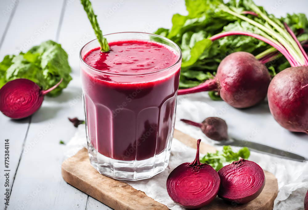 Freshly squeezed beet root vegetable juice Freshly squeezed beet root vegetable juice