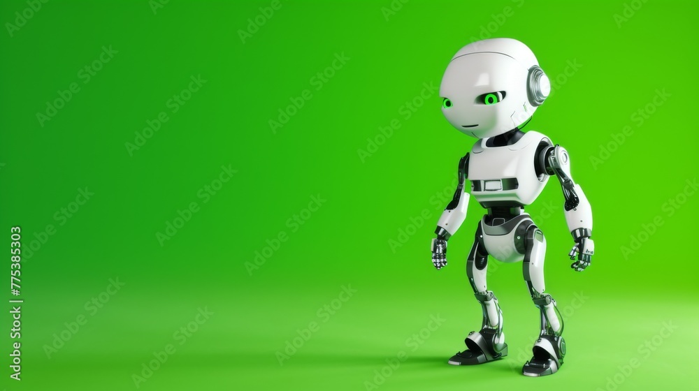 Loneliness of robot on green background --no text, titles --ar 16:9 --quality 0.5 --stylize 0 Job ID: 221a2bd9-e9e1-45ea-8dde-86d861e7a523 Loneliness of robot on green background --no text, titles --ar 16:9 --quality 0.5 --stylize 0 Job ID: 221a2bd9-e9e1-45ea-8dde-86d861e7a523