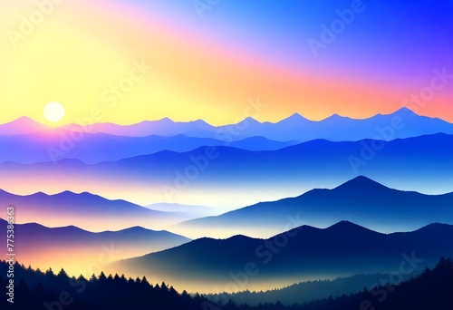 Digital-Painting-Invigorating-Morning-Sunrise-Over (14) 1