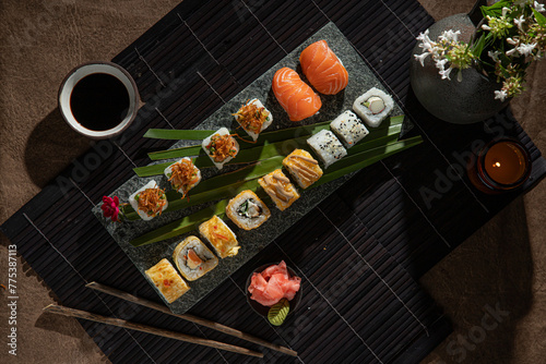 Mesa sushi velas