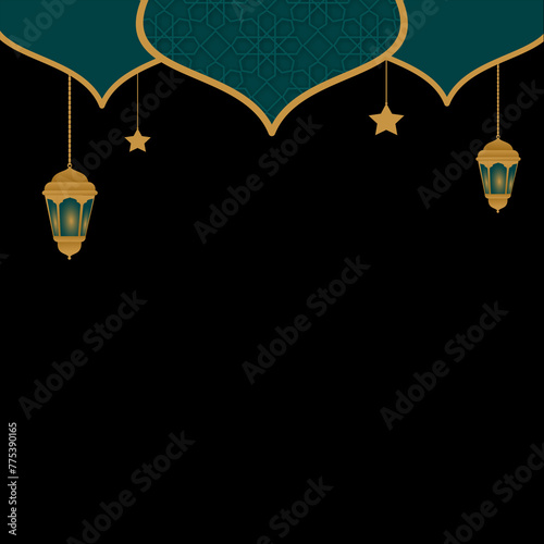 Ramadan Kareem Copy space Area . Perfect for design templates