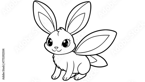 Enchanting Fairy Bunny Discover the Magic of Cute Wings © mahira