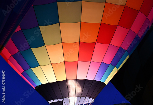 Hot Air Balloon Glow Balloon Fiesta Albuquerque New Mexico