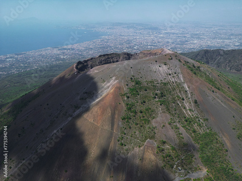 Top of the Vesuvius, Italy, Naples, Pompeii photo