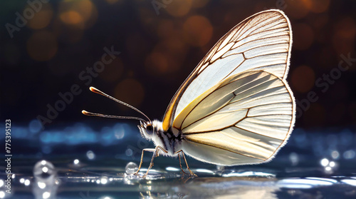 Biały motyl