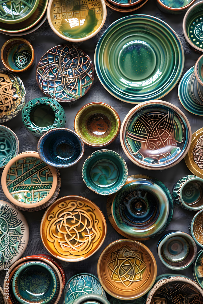 Spectacular Showcase of Traditional Irish Pottery: A Beauty of Craftsmanship and Heritage