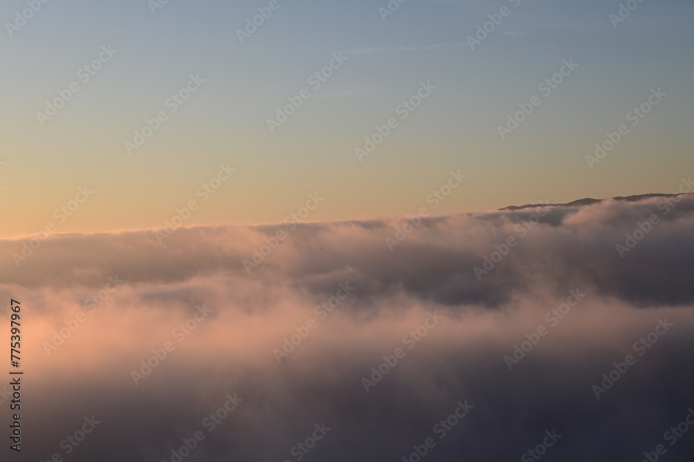 Fototapeta premium sunrise in the mountains