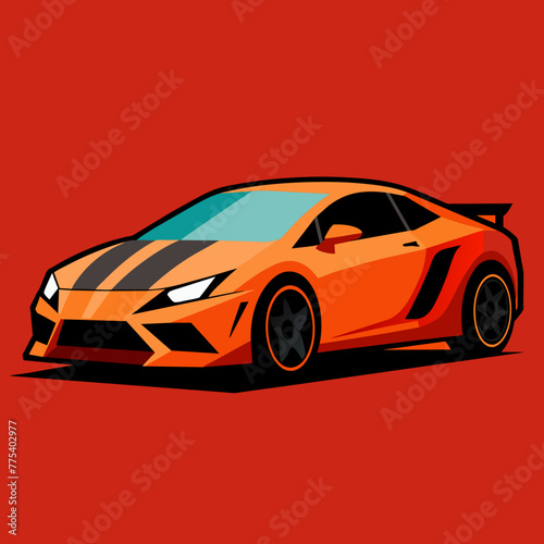 Rev Up Your Design with Modern and Sport Car Illustrations Explore the Fast Lane of Creativity