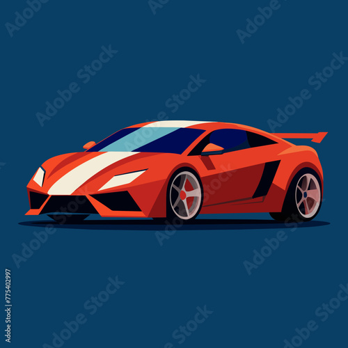 Rev Up Your Design with Modern and Sport Car Illustrations Explore the Fast Lane of Creativity