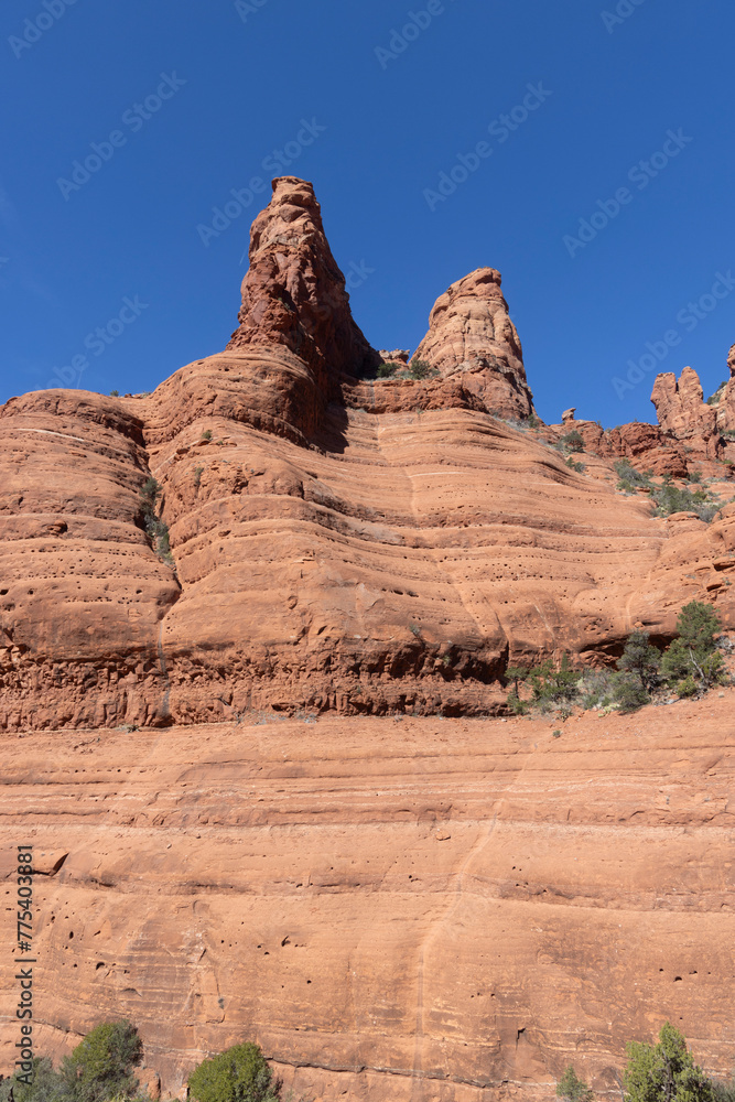 Fototapeta premium Mountains at Sedona, Arizona during Spring 2024 shoot on March 18th, 2024