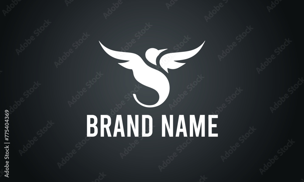 Fototapeta premium Company logo design ideas vector Flat design logo design