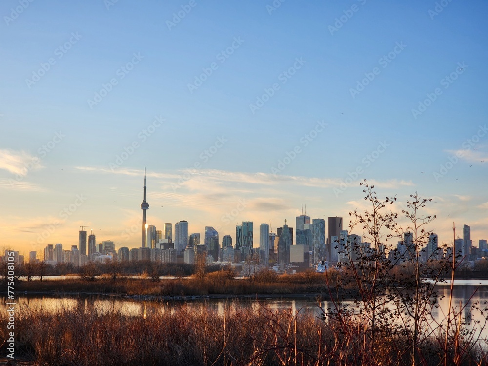 Obraz premium toronto at sunset