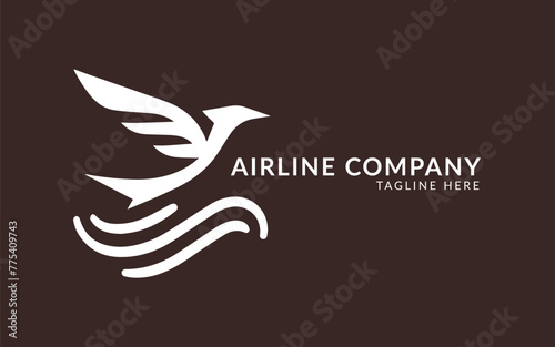 Airplane Logo Template Design Vector 