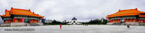 Photography Taipei, Taiwan, Republic of China, 01 24 2024: National Chiang Kai-shek Memorial