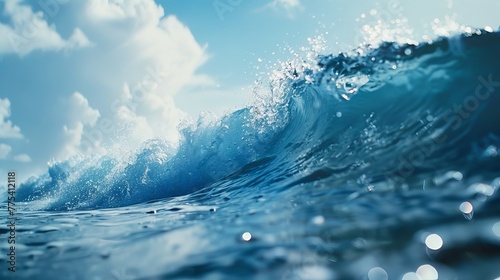 on Blue Ocean Wave  © Jalal