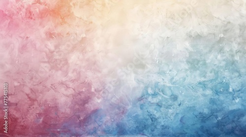 Abstract watercolor background featuring a harmonious blend of pastel colors, creating a soothing and calming atmosphere