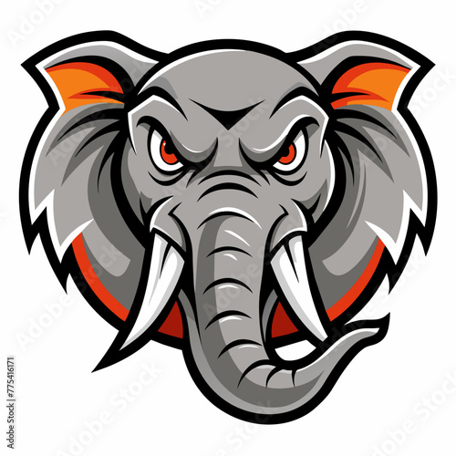 elephant, animal, cartoon, illustration, vector, 